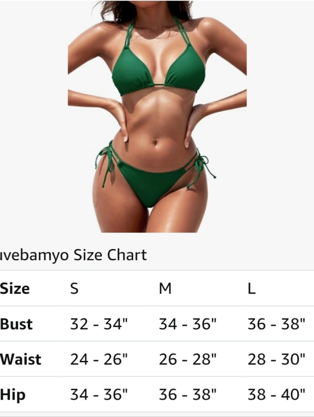 Emerald String Bikini - Picture 7 of 7